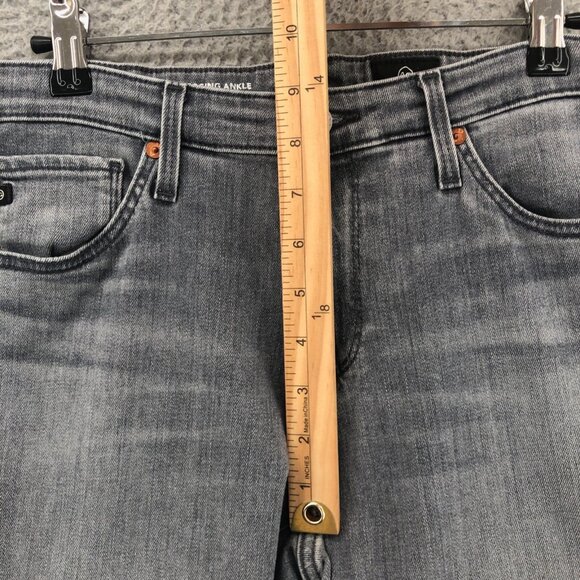 AG Adriano Goldschmied Jeans Womens 29 Gray Houndstooth Leggings Ankle Skinny - Picture 11 of 14